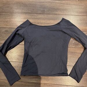 Brandy Melville Dark Blue Long Sleeve Tee